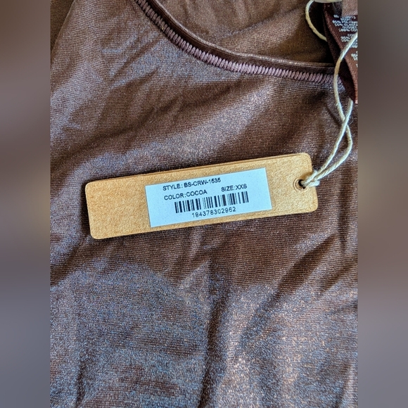 SKIMS Bodysuit GLISSENETTE Crew Neck BODYSUIT Size XXS NWT - Picture 4 of 6